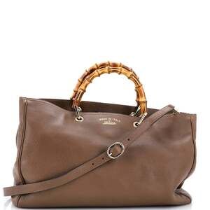 Gucci Bamboo Shopper Tote Leather Large #249841G12B